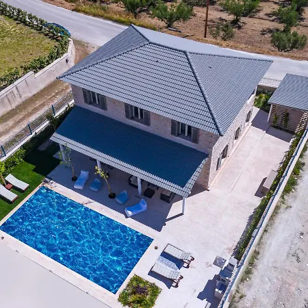 Zante Soleil - Elegant Stone With Large Private Pool Вилла Lagopodhon